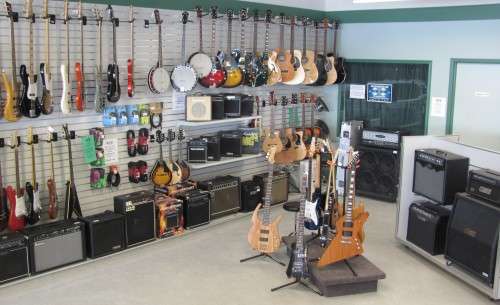 musical instruments shop